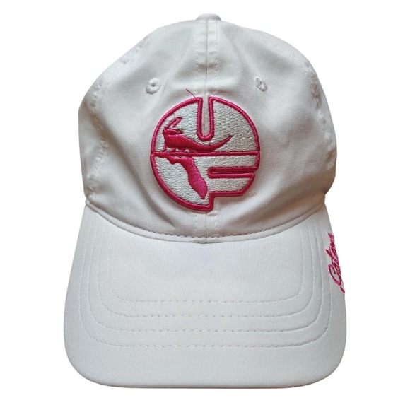 University Of Florida Women's Hat Pink White Gator Logo UF - Picture 1 of 8